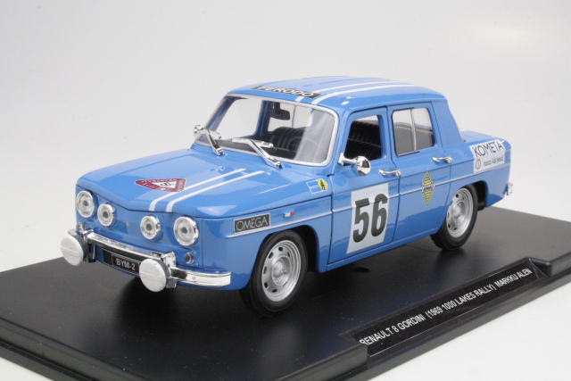 Renault 8 Gordini, Finland 1969, M.Alen, no.56 (1:24) - Sulje napsauttamalla kuva