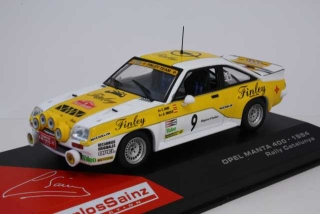 Opel Manta B 400, 2nd. Rally Catalunya 1984, C.Sainz, no.9