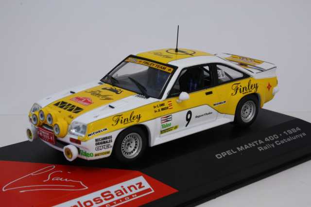Opel Manta B 400, 2nd. Rally Catalunya 1984, C.Sainz, no.9