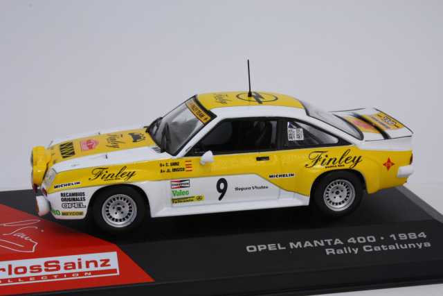 Opel Manta B 400, 2nd. Rally Catalunya 1984, C.Sainz, no.9
