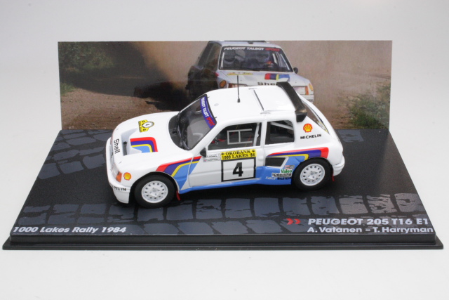 Peugeot 205T16, Finland 1984, A.Vatanen, no.4