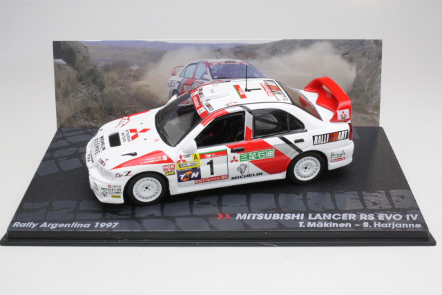 Mitsubishi Lancer Evo IV, Argentina 1997, T.Makinen, no.1 - Click Image to Close