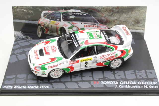 Toyota Celica GT-Four ST205, Monte Carlo 1995, J.Kankkunen, no.2
