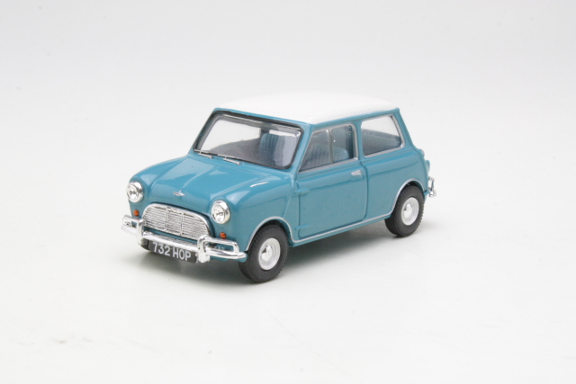 Austin Mini Cooper Mk1, sininen - Sulje napsauttamalla kuva