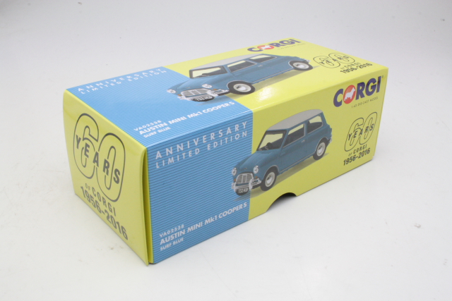 Austin Mini Cooper Mk1, blue - Click Image to Close