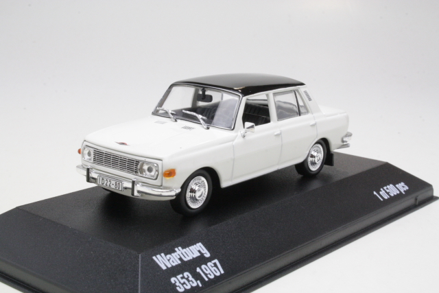 Wartburg 353 1967, white/black