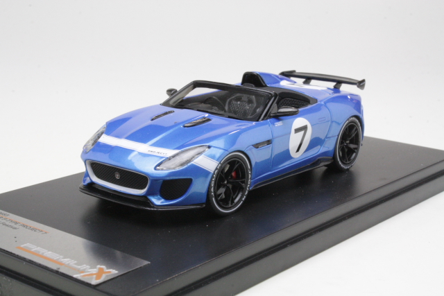 Jaguar F-Type Project 7 2015, sininen - Sulje napsauttamalla kuva