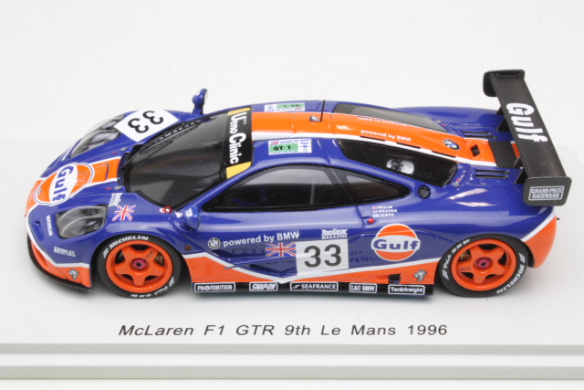 McLaren F1 GTR, 9th. Le Mans 1996, J.J.Lehto/J.Weaver/R.Bellm - Click Image to Close
