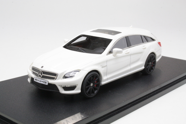 Mercedes AMG CLS63 Shooting Brake 2014, white