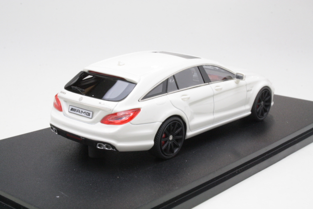 Mercedes AMG CLS63 Shooting Brake 2014, white
