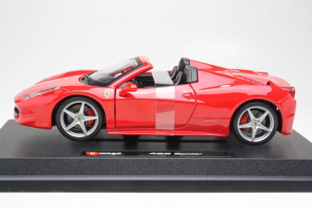 Ferrari 458 Spider, punainen - Sulje napsauttamalla kuva