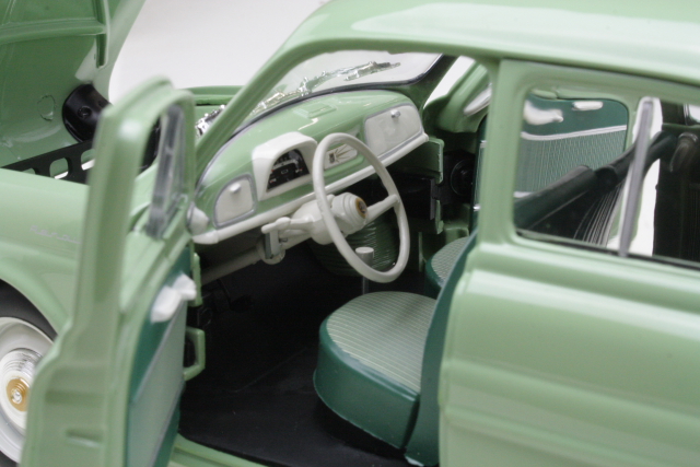 Renault Dauphine 1958, vihreä - Sulje napsauttamalla kuva
