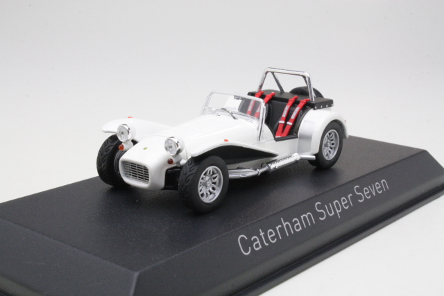 Caterham Super Seven 1979, valkoinen - Sulje napsauttamalla kuva