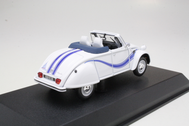 Citroen 2CV Cabriolet Azelle 1990, white/blue