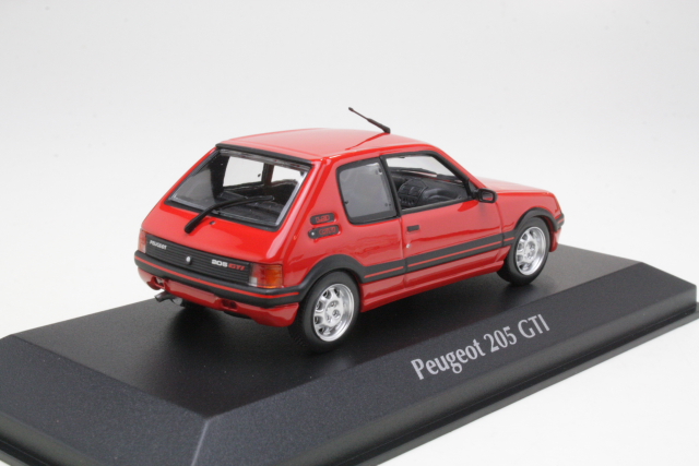 Peugeot 205 GTi 1990, punainen - Sulje napsauttamalla kuva