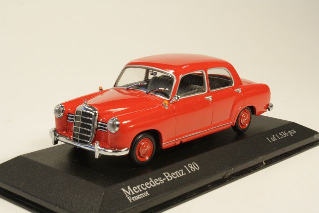 Mercedes 180 (w120) 1953, punainen