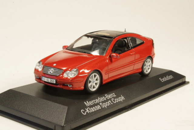 Mercedes C-Class Sport Coupe, punainen
