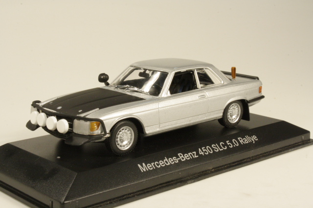 Mercedes 450SLC 5.0 Rallye, hopea - Sulje napsauttamalla kuva