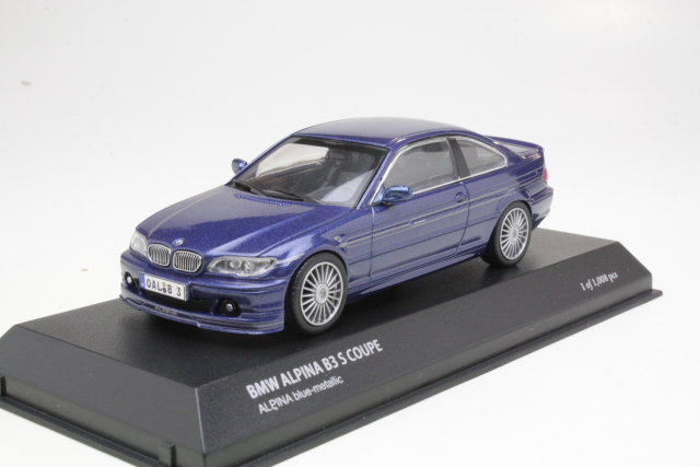 BMW Alpina B3 S Coupe (e46), sininen - Sulje napsauttamalla kuva