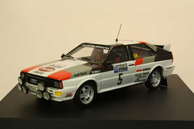 Audi Quattro, 1st. RAC 1981, H.Mikkola, no.5
