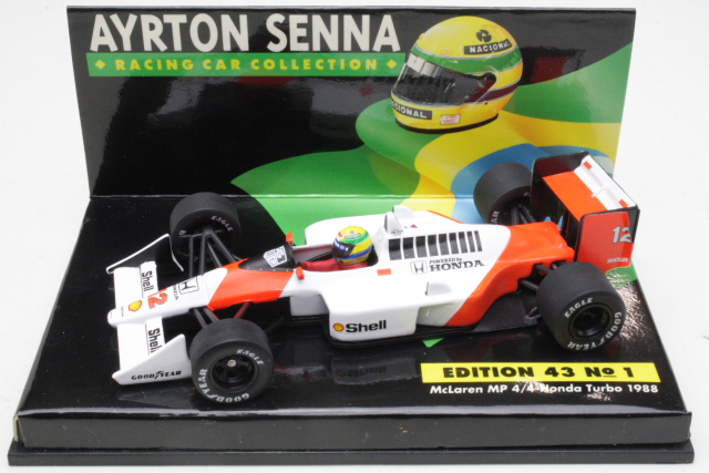 McLaren Honda MP4/4, F1 1988, A.Senna, no.12