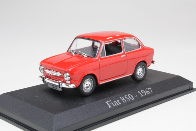 Fiat 850 1967, red