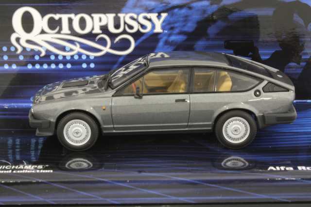 Alfa Romeo GTV6 1982, silver "007 - Octopussy"
