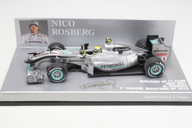 Mercedes GP W01, Malesia GP 2010, N.Rosberg, no.4