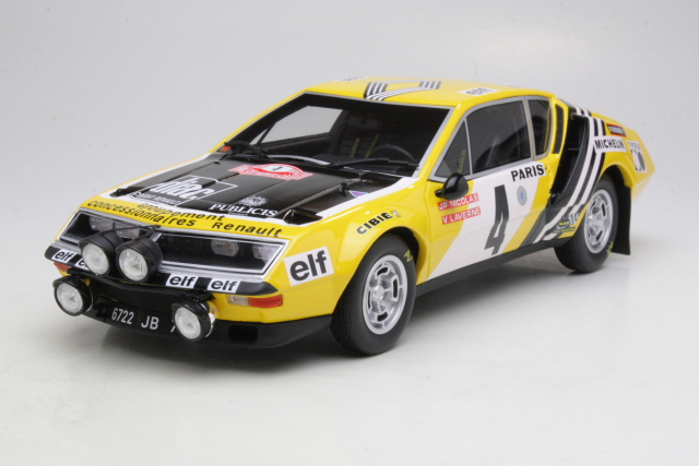 Alpine A310 1600 Gr.4, Monte Carlo 1976, J.P.Nicolas, no.4