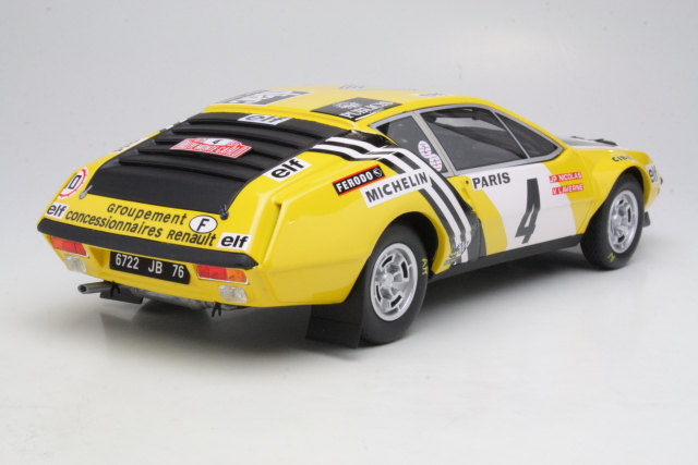 Alpine A310 1600 Gr.4, Monte Carlo 1976, J.P.Nicolas, no.4