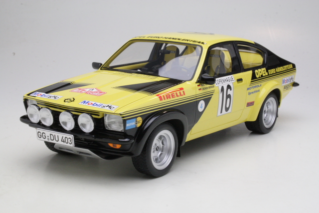 Opel Kadett GTE Gr.4, Monte Carlo 1976, W.Rohrl, no.16