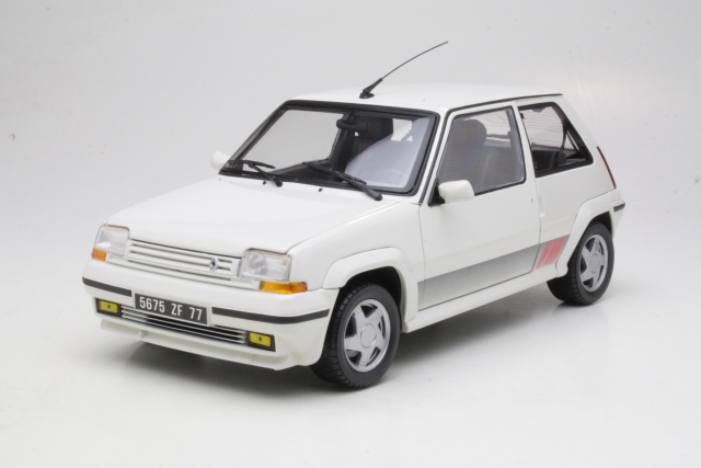 Renault 5 Supercinq GT Turbo 1989, valkoinen