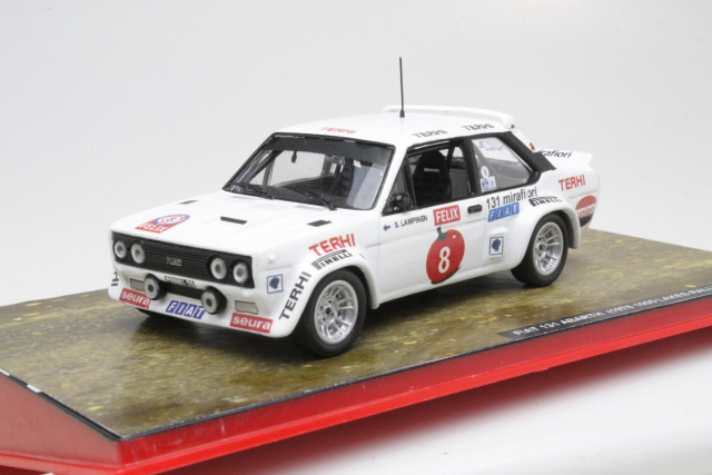 Fiat 131 Abarth, 5th. Finland 1978, S.Lampinen, no.8 - Sulje napsauttamalla kuva