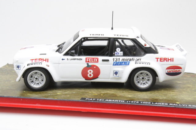 Fiat 131 Abarth, 5th. Finland 1978, S.Lampinen, no.8 - Sulje napsauttamalla kuva