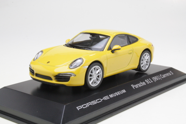 Porsche 911 (991) Carrera S Coupe 2013, keltainen - Sulje napsauttamalla kuva
