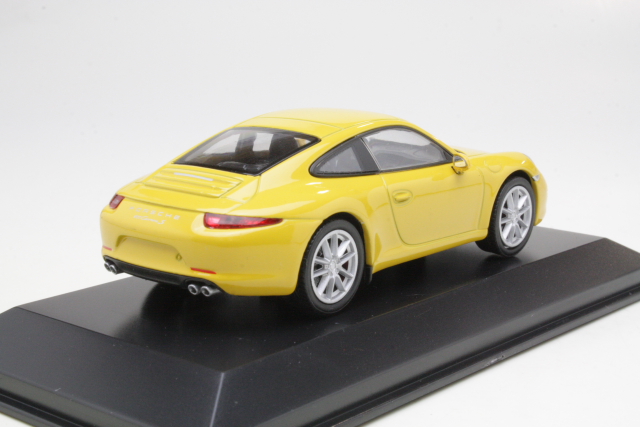 Porsche 911 (991) Carrera S Coupe 2013, keltainen - Sulje napsauttamalla kuva