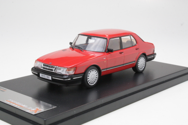 Saab 900i 1987, red - Click Image to Close