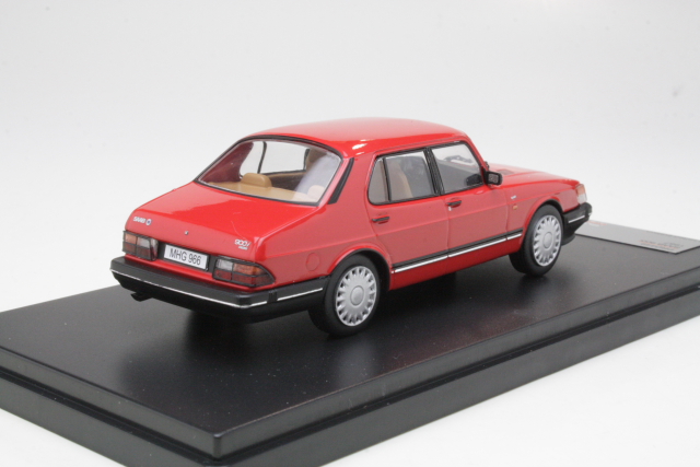 Saab 900i 1987, red - Click Image to Close