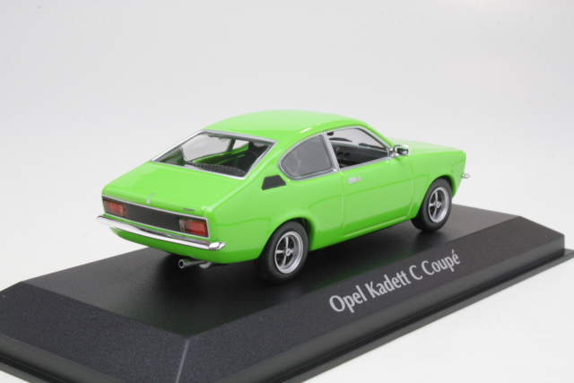 Opel Kadett C Coupe 1974, vihreä - Sulje napsauttamalla kuva