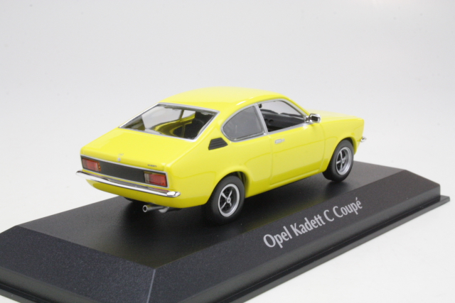 Opel Kadett C Coupe 1974, keltainen - Sulje napsauttamalla kuva