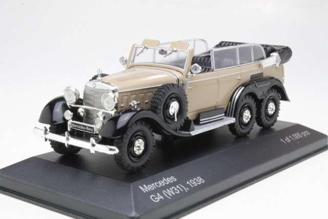 Mercedes G4 (w31) 1938, beige/musta