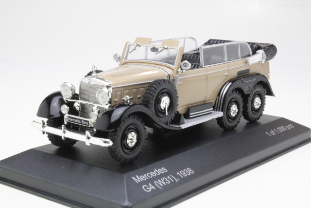 Mercedes G4 (w31) 1938, beige/musta - Sulje napsauttamalla kuva