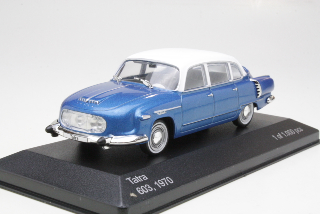 Tatra 603 1970, sininen/valkoinen