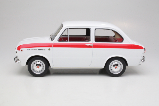 Fiat Abarth OT1000 1964, valkoinen/punainen