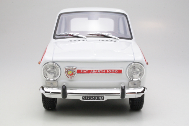 Fiat Abarth OT1000 1964, valkoinen/punainen