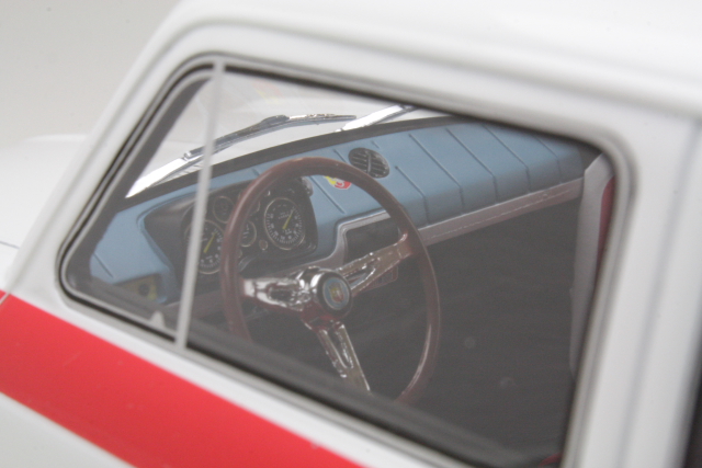 Fiat Abarth OT1000 1964, valkoinen/punainen
