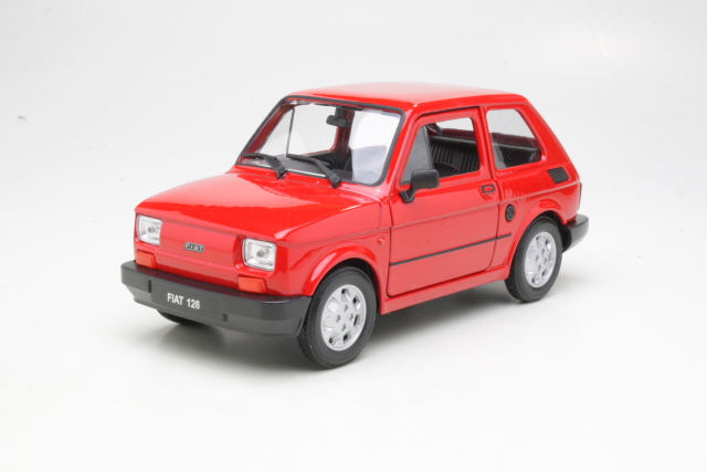 Fiat 126, punainen - Sulje napsauttamalla kuva