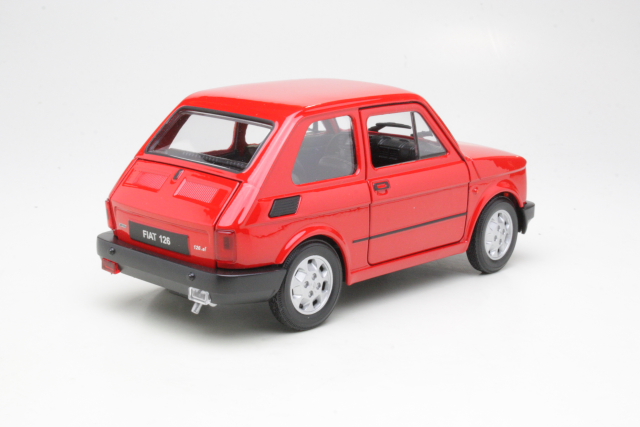 Fiat 126, red