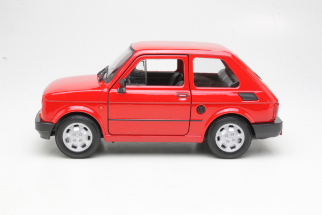 Fiat 126, red