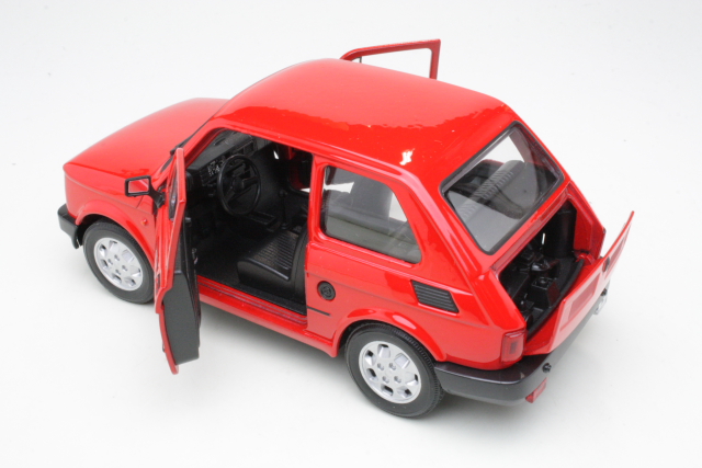 Fiat 126, red